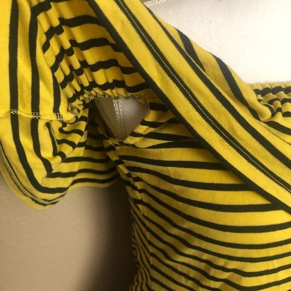Splendid off the shoulder striped top - Picture 4 of 5